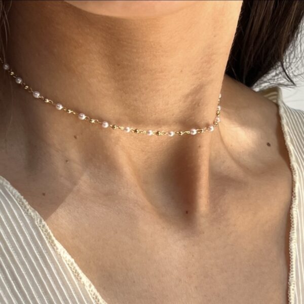 Choker baby perla