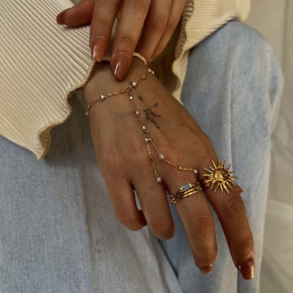 Hand chain baby Perlas